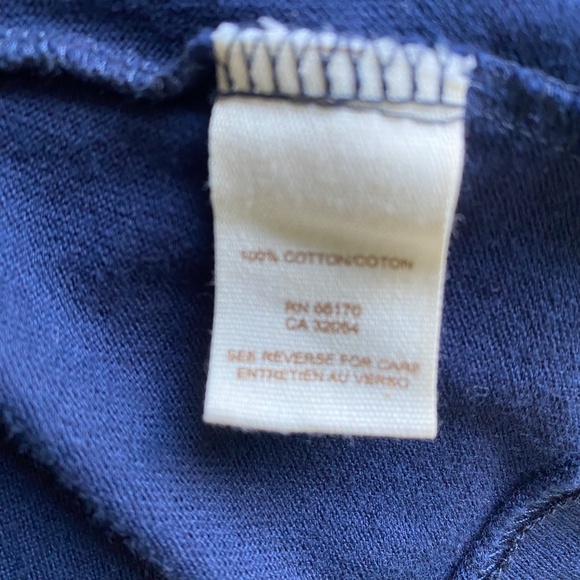 Free People navy blue t-shirt jacket with drawstring back Size 8 - Picture 14 of 16